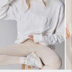 Six Stories White Bride crewneck Sweatshirt